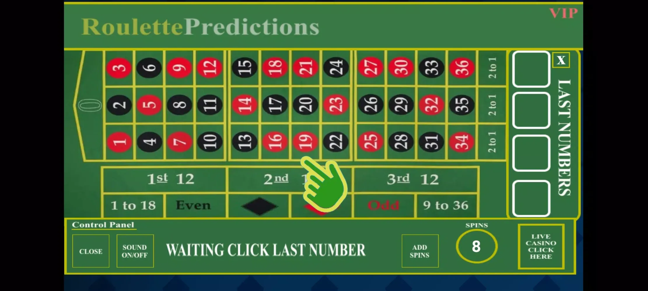 Capturas de tela do Vip Roulette Predictions