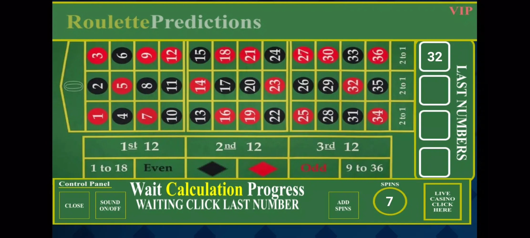 Capturas de tela do Vip Roulette Predictions