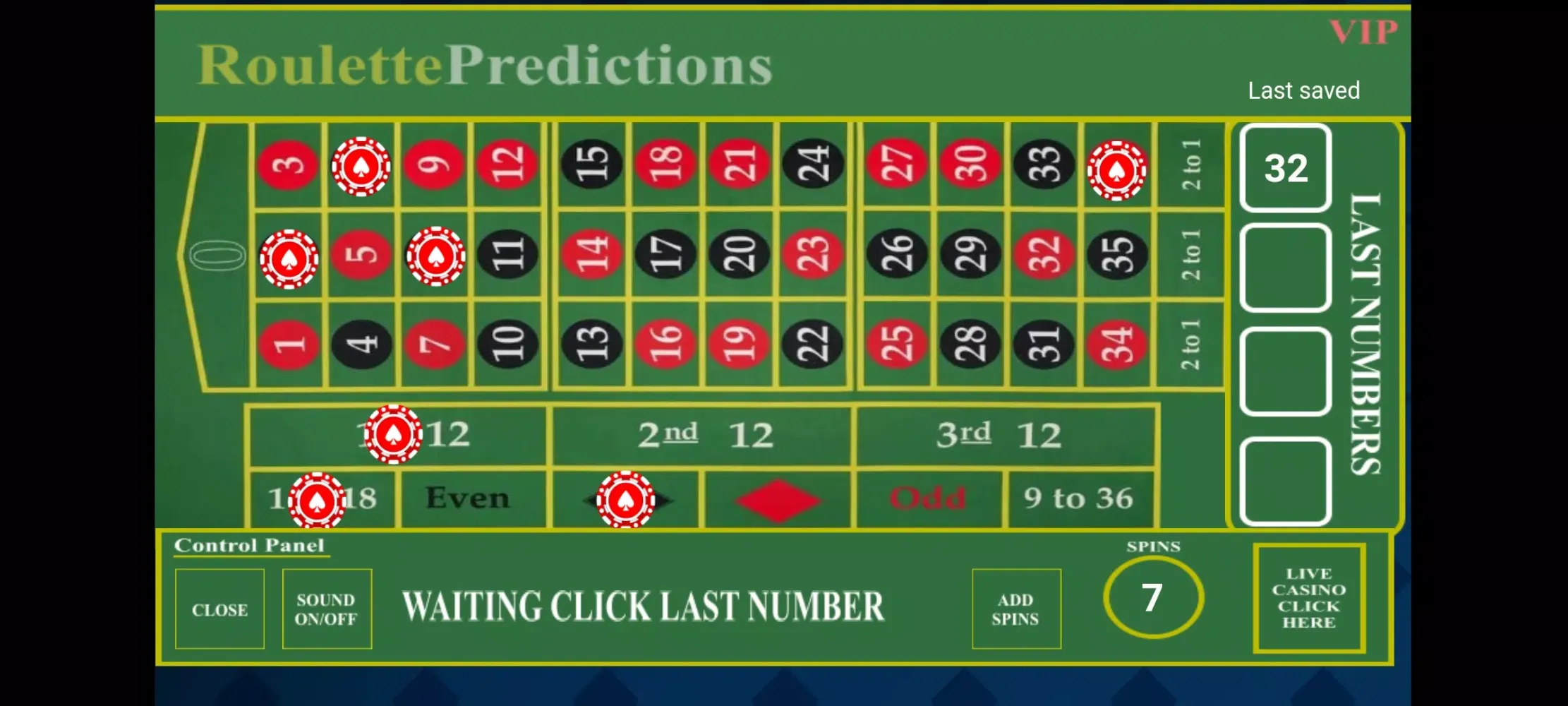 Capturas de tela do Vip Roulette Predictions