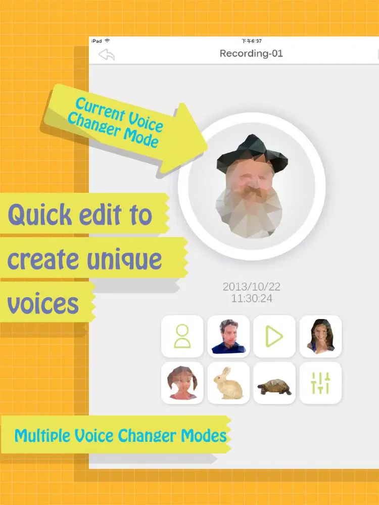 Voice Changer: Ultra Funny Prank iPad 应用截图