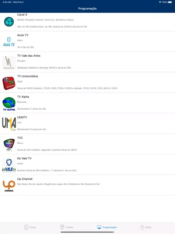 ภาพหน้าจอของ Visão de Mercado iPad 