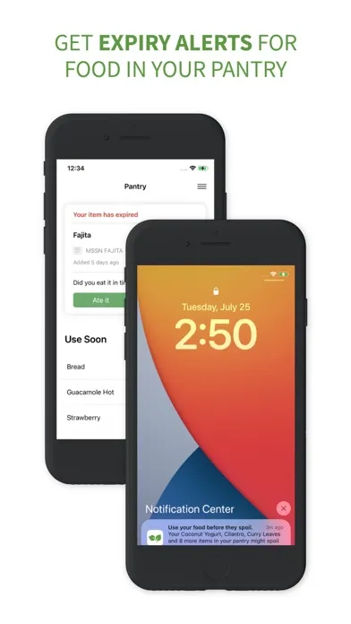 Tangkapan skrin Cut Waste: AI food waste app