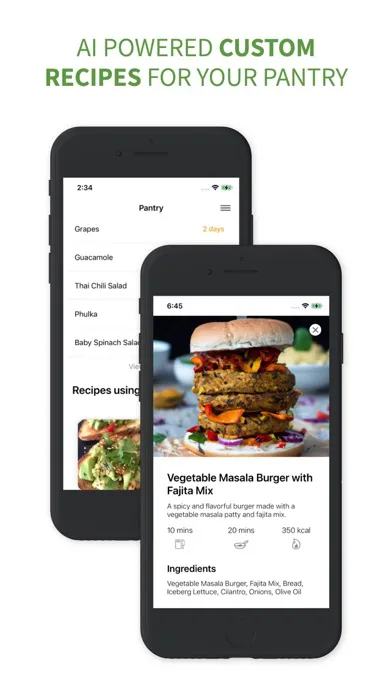 Tangkapan skrin Cut Waste: AI food waste app