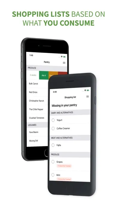 Tangkapan skrin Cut Waste: AI food waste app