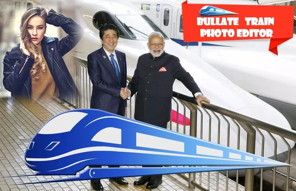 Modi Ki Bullet Train Photo Editor Screenshots