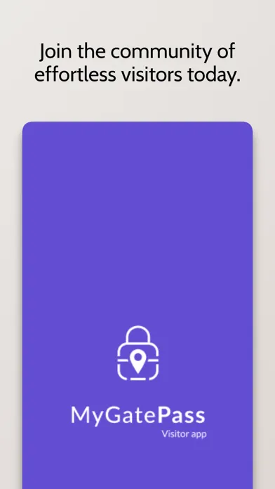 صور MyGatePass: Visitor