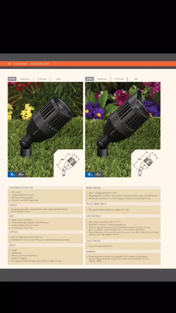 Capturas de pantalla de Vista Professional Landscape Lighting Catalog