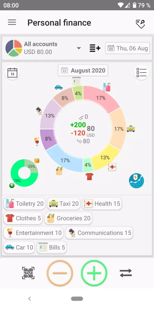 Personal finance应用截图