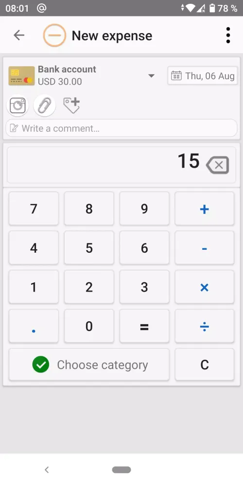 Personal finance应用截图