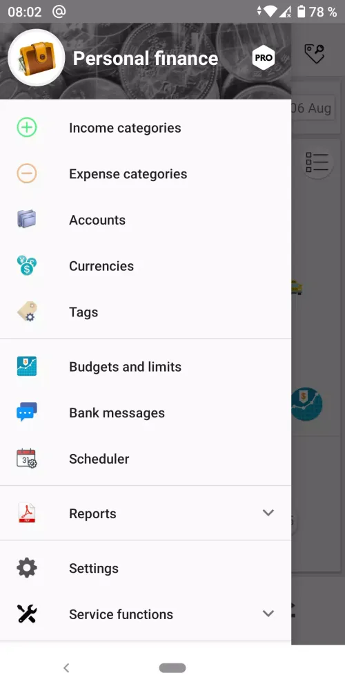 Personal finance应用截图