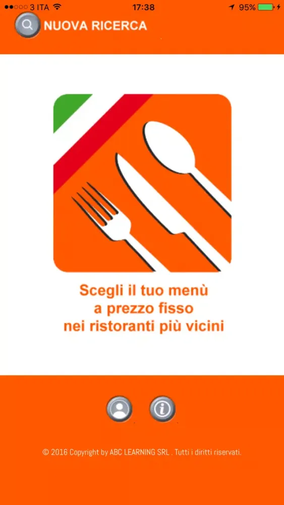 Tangkapan layar Menu Pranzo