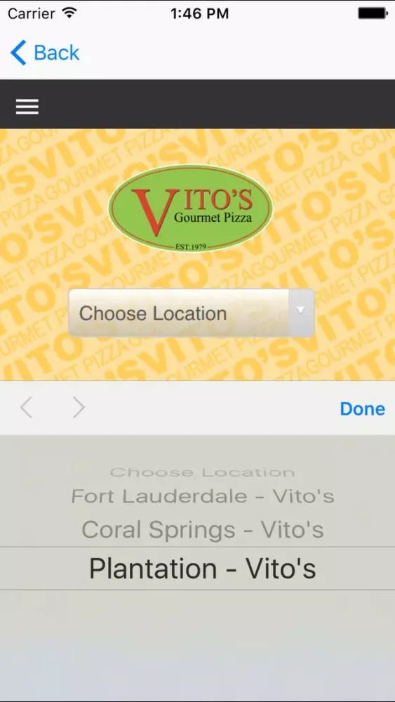 Vito's Gourmet Pizza Ekran Görüntüleri