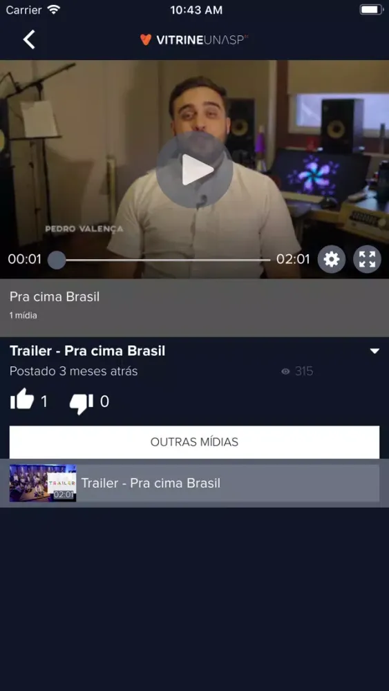 Capturas de pantalla de Vitrine UNASPec