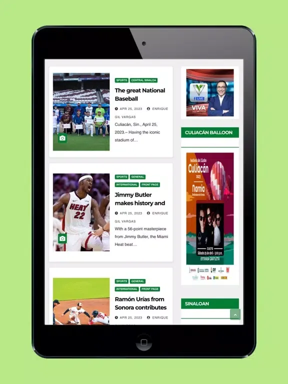 VIVA LA NOTICIA SINALOA iPad  Screenshots