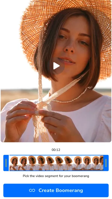Zrzuty ekranu Boomerang: Video Loop Maker