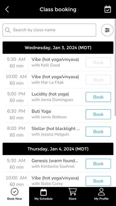 Vivify Hot Yoga Screenshots
