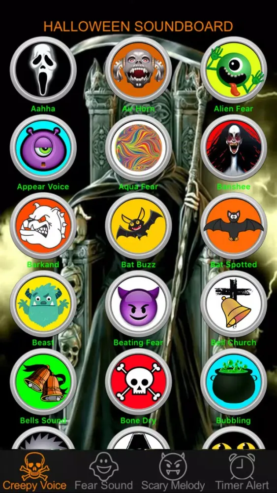 Halloween Night Sound Effects Box & Timer Alert スクリーンショット