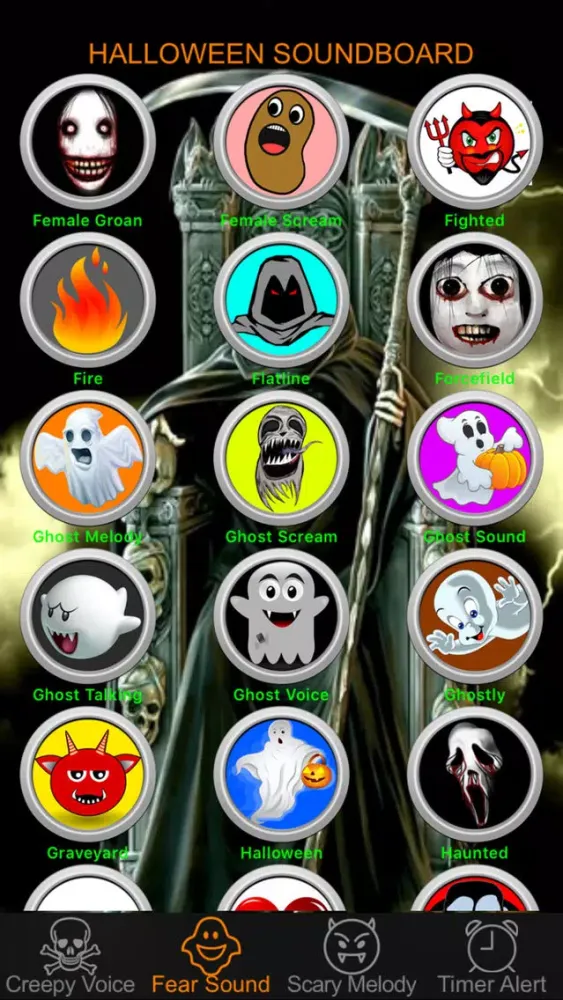 Halloween Night Sound Effects Box & Timer Alert スクリーンショット