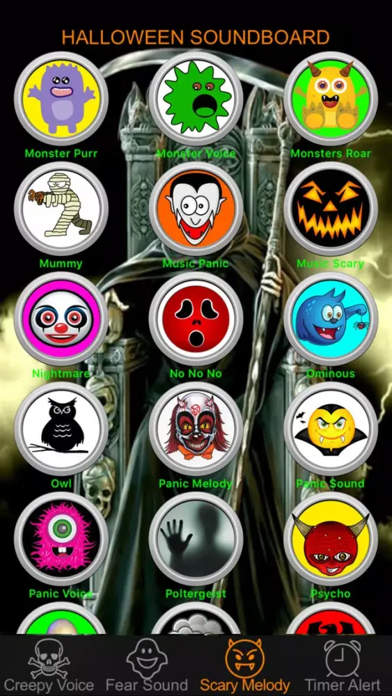 Halloween Night Sound Effects Box & Timer Alert スクリーンショット