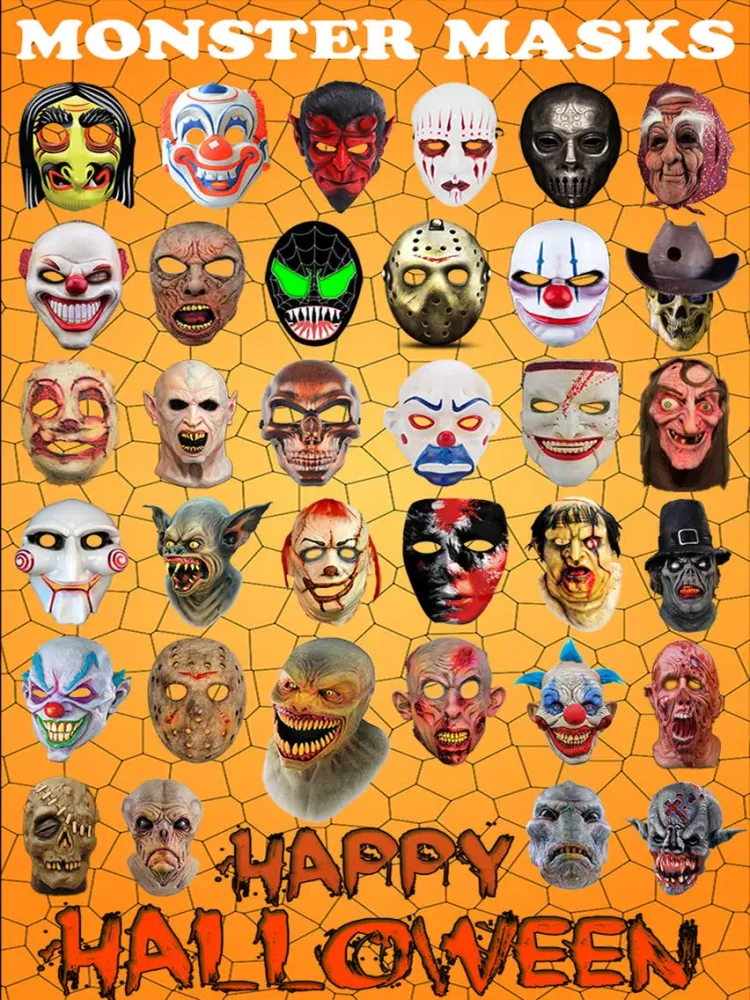 Screenshot di Halloween Monster Masks Photo Sticker Maker Free iPad 
