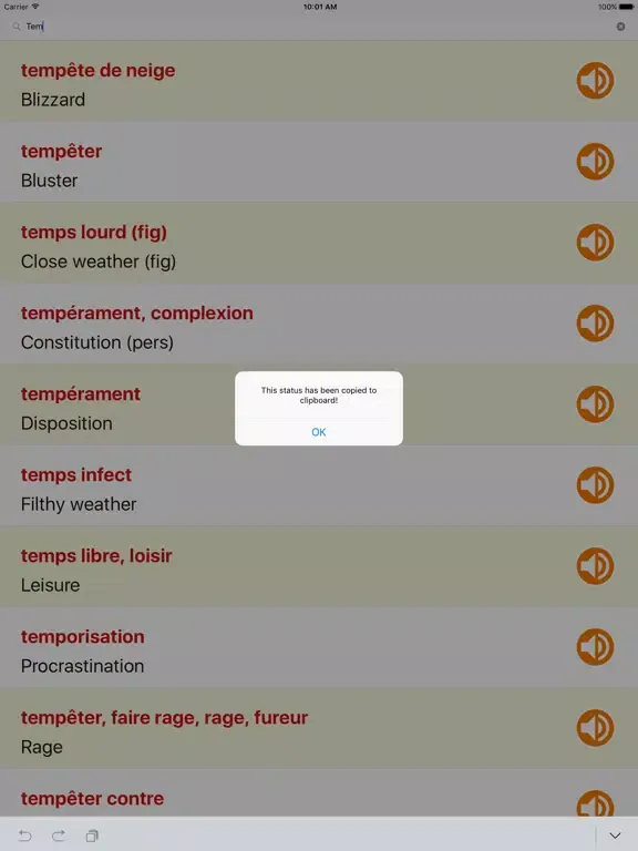 تصاویر Français Anglais Dictionnaire Gratuit Pour IPad iPad 