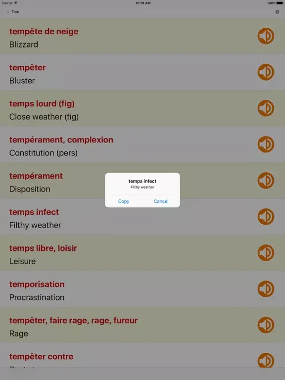 تصاویر Français Anglais Dictionnaire Gratuit Pour IPad iPad 