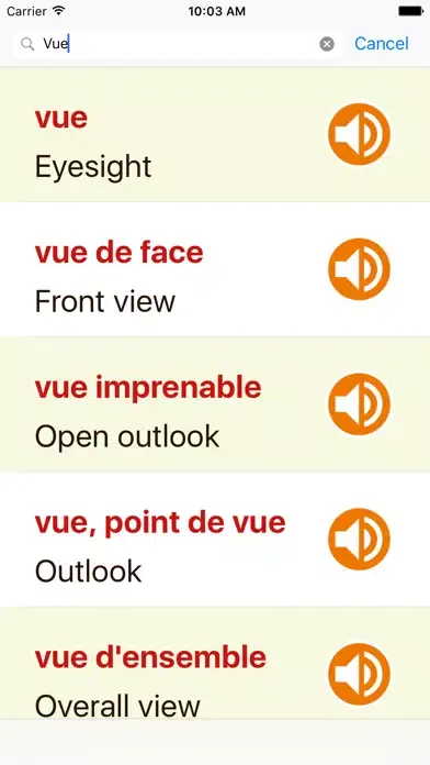 تصاویر Français Anglais Dictionnaire Gratuit Pour IPad