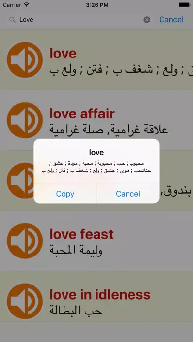 Скриншоты English Arabic Dictionary Offline Free For IPad