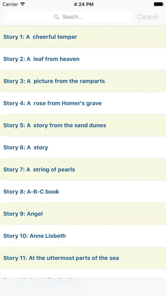 Captures d'écran de 155 Audio Andersen's Fairy Tales In English