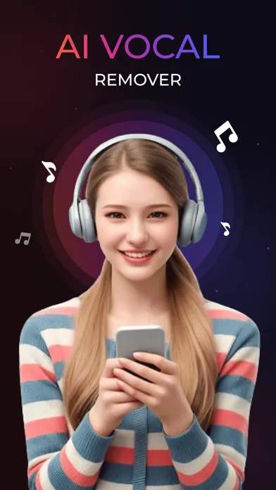 Capturas de tela do Vocal Remover AI Music & Voice