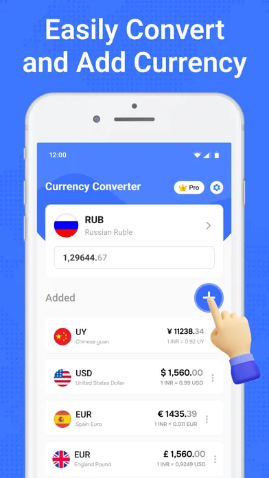 Currency Converter Money Rates سکرین شاٹس