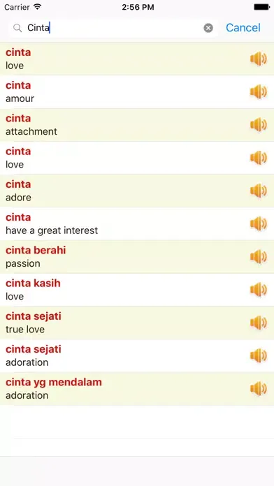 Скриншоты Kamus Bahasa Indonesia Inggris Offline