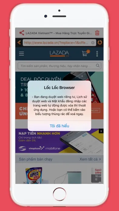 Lốc Lốc - Trinh duyet web Tiếng Việt应用截图