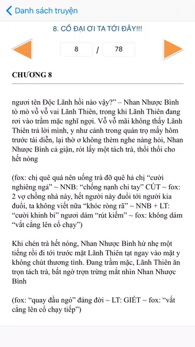 Truyện Ngôn Tình Xuyên Không - Xuyen Khong Offline 스크린샷