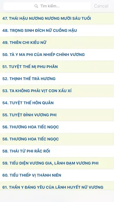 Truyện Ngôn Tình Xuyên Không - Xuyen Khong Offline 스크린샷