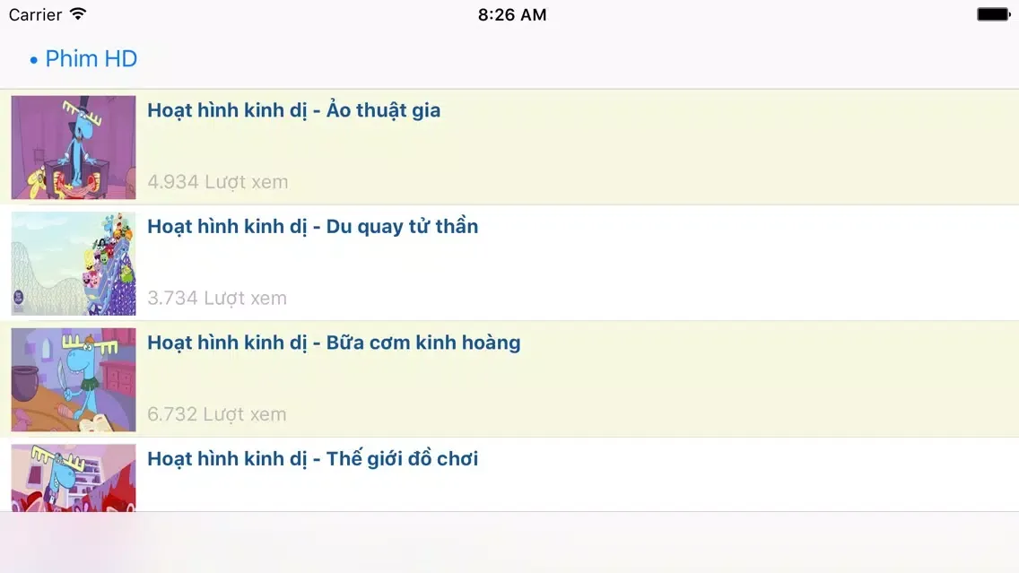 Phim Hoat Hinh Kinh Di Danh Cho Nguoi Lon Tuoi 12+ Screenshots