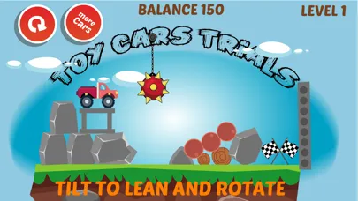 Tangkapan layar Toy Cars Trials