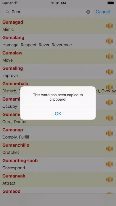 Zrzuty ekranu Tagalog to English Dictionary Offline New Free