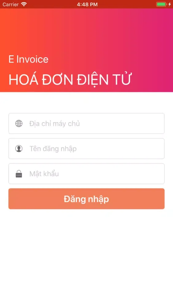 Tangkapan skrin E Invoice