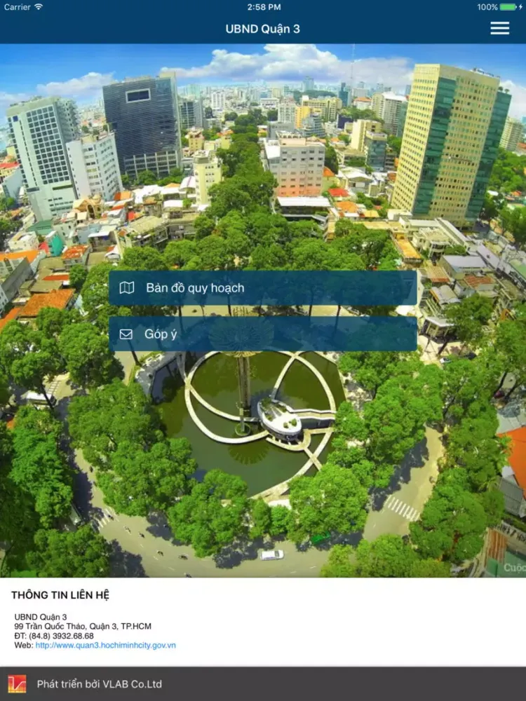 Thông tin quy hoạch Quận 3 iPad  স্ক্রিনশট