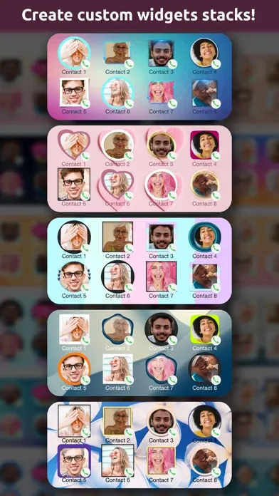 Capturas de pantalla de Favorite Contacts Widget Maker