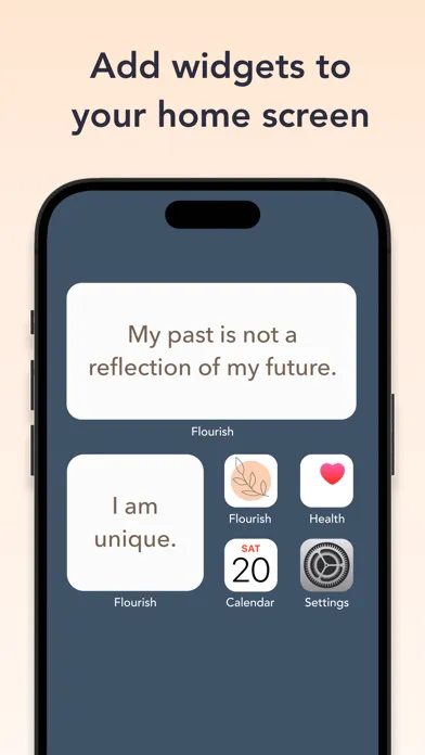 Flourish - Daily Affirmations स्क्रीनशॉट