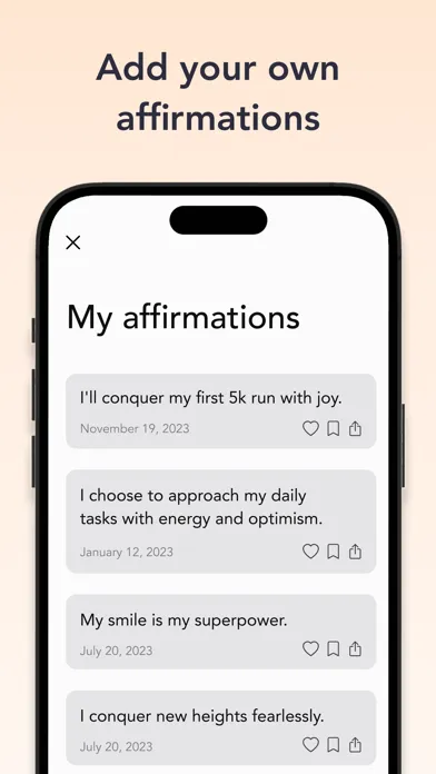 Flourish - Daily Affirmations स्क्रीनशॉट