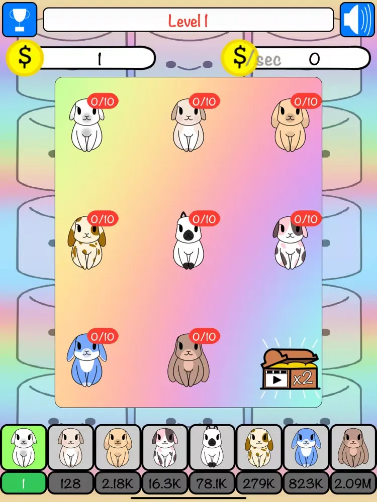 Tangkapan skrin Combo Hares: Upgrade & Combine iPad 
