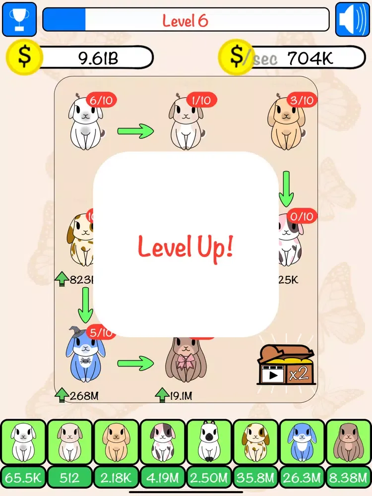 Tangkapan skrin Combo Hares: Upgrade & Combine iPad 
