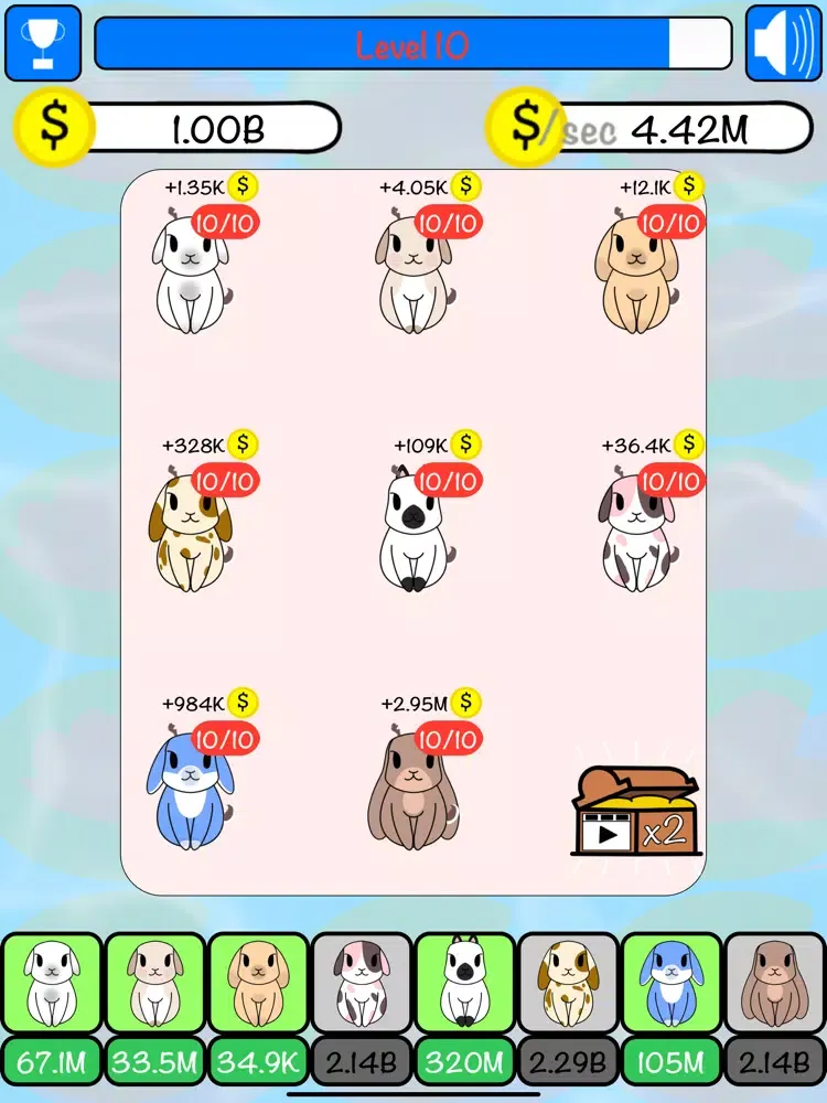 Tangkapan skrin Combo Hares: Upgrade & Combine iPad 