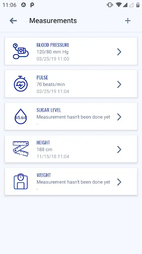 Capturas de pantalla de Medical records
