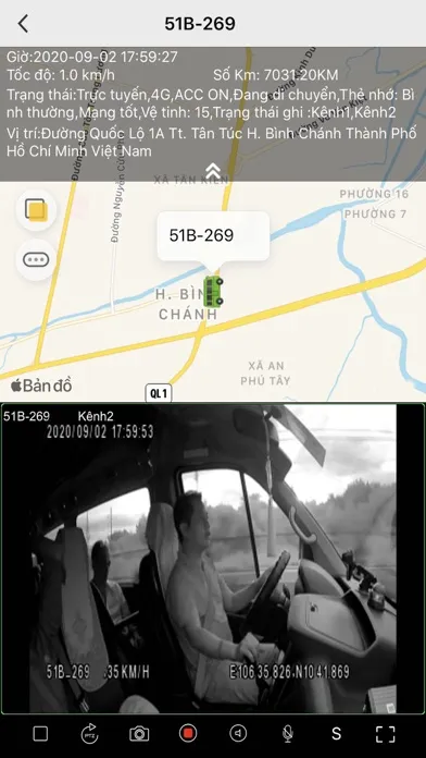 Tangkapan skrin VIETMAP MDVR