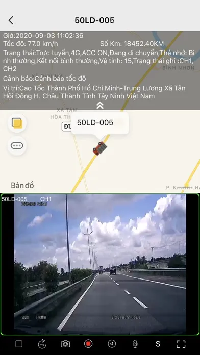 Tangkapan skrin VIETMAP MDVR