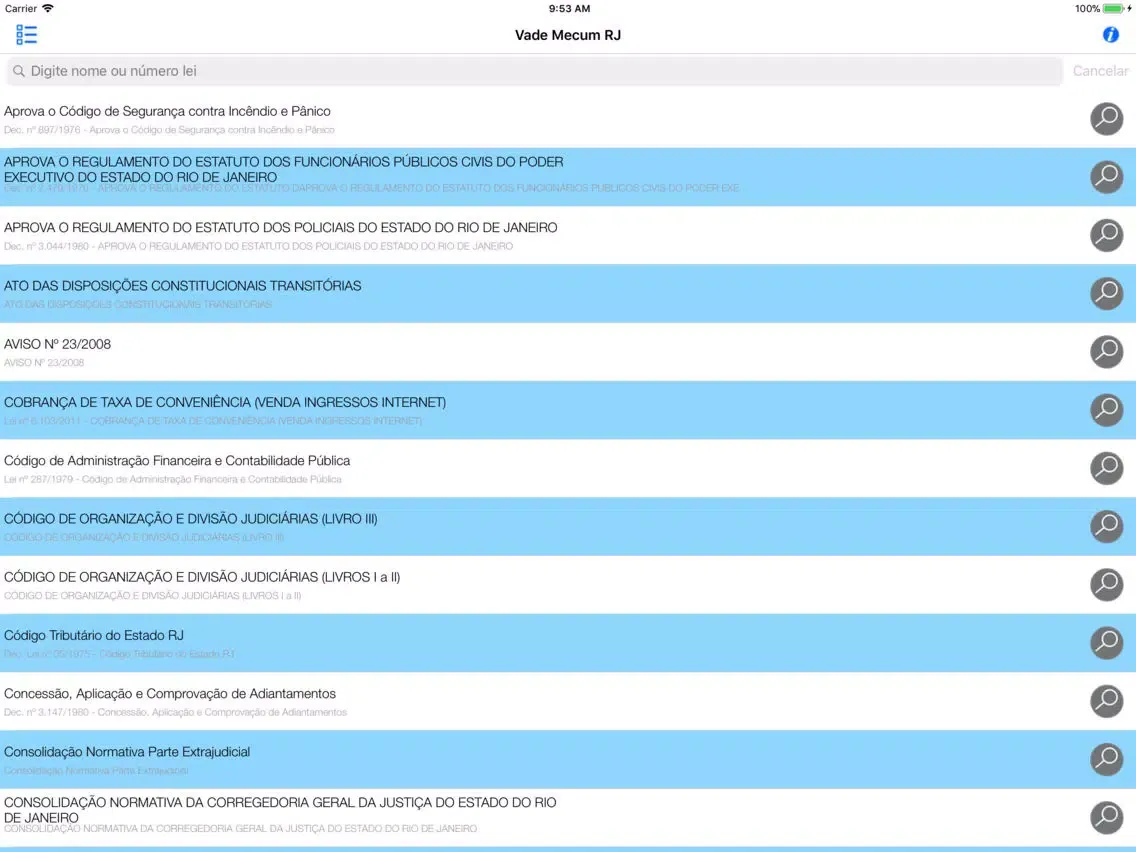 Vade Mecum Rio de Janeiro iPad  Ekran Görüntüleri